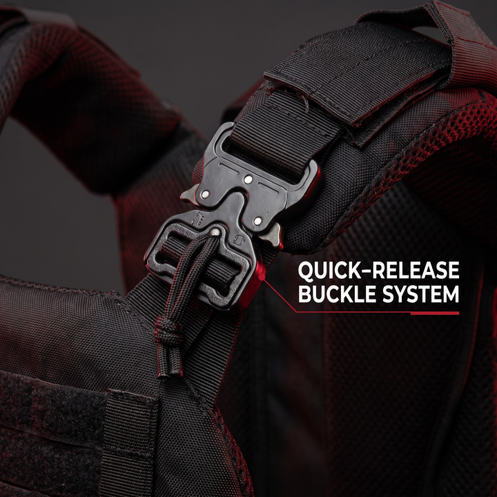 Professional Tactical Plate Carrier Vest Full Size MOLLE Chest Rig Adjustable Cummerbund Quick Release Airsoft Outdoor Training Gear Lightweight