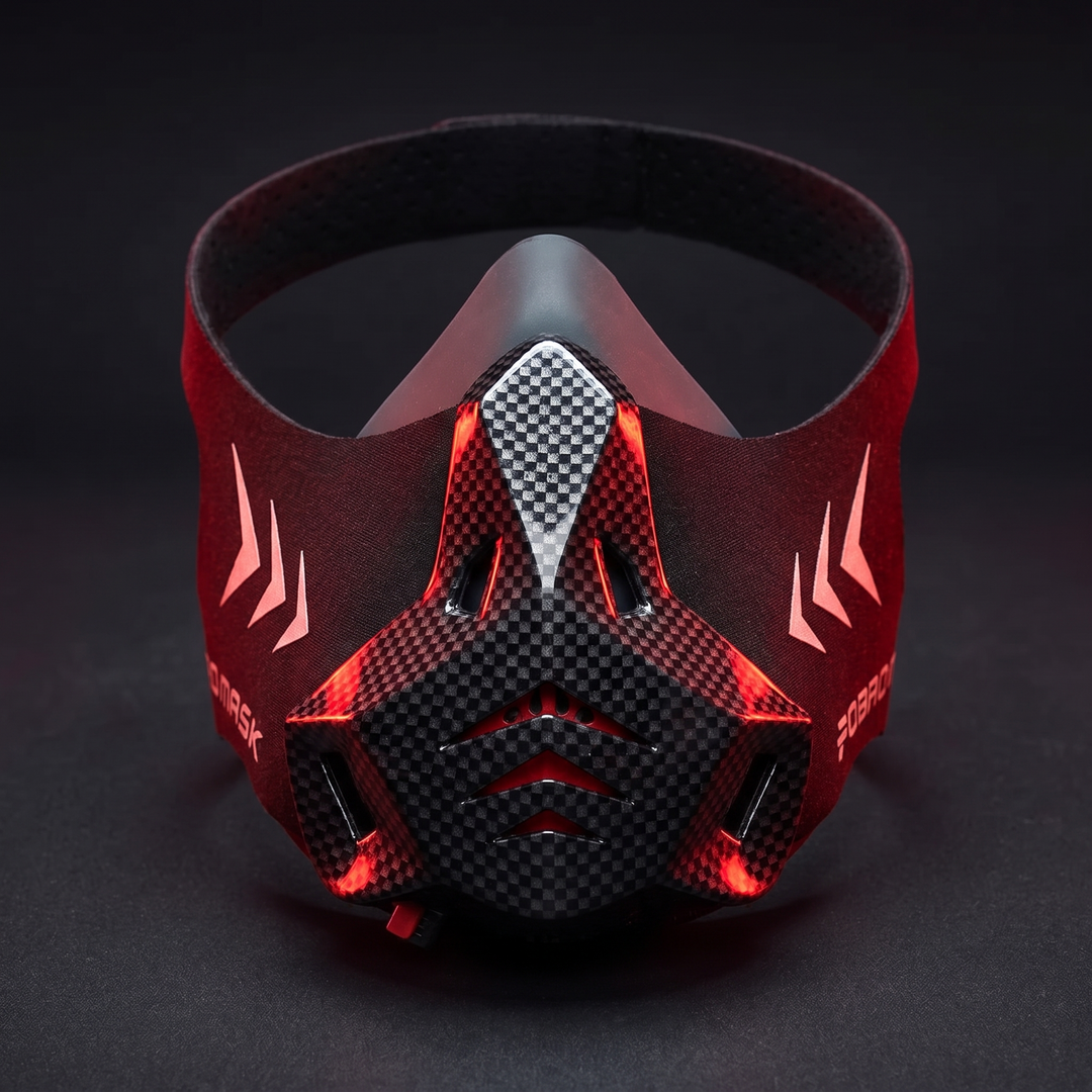 Professional Training Mask Elevation Simulation Cardio Endurance Mask MMA Fitness Running Resistance Breathing Mask for Home Gym Strength Cardio Workout Sports