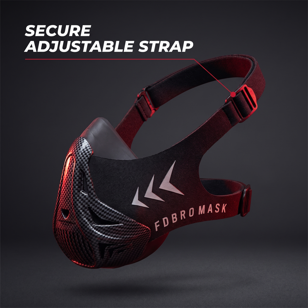 Professional Training Mask Elevation Simulation Cardio Endurance Mask MMA Fitness Running Resistance Breathing Mask for Home Gym Strength Cardio Workout Sports