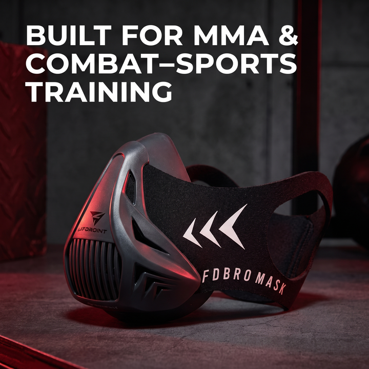 Professional Training Mask Elevation Simulation Cardio Endurance Mask MMA Fitness Running Resistance Breathing Mask for Home Gym Strength Cardio Workout Sports