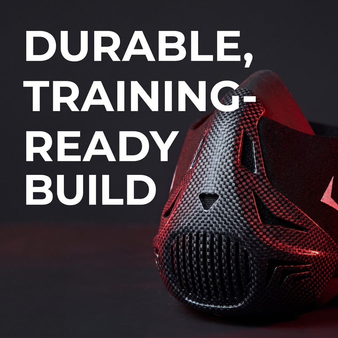 Professional Training Mask Elevation Simulation Cardio Endurance Mask MMA Fitness Running Resistance Breathing Mask for Home Gym Strength Cardio Workout Sports