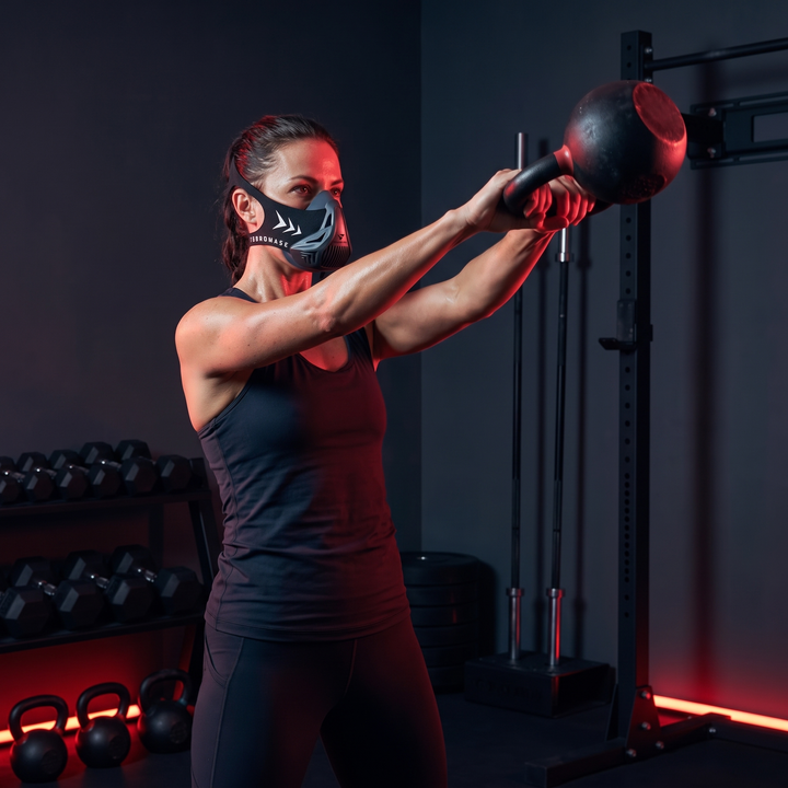Professional Training Mask Elevation Simulation Cardio Endurance Mask MMA Fitness Running Resistance Breathing Mask for Home Gym Strength Cardio Workout Sports