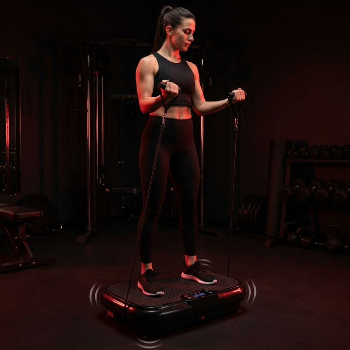 Professional Vibration Plate Exercise Machine Full Body Shaker Platform Lymphatic Drainage Home Gym Fitness Workout Training Board