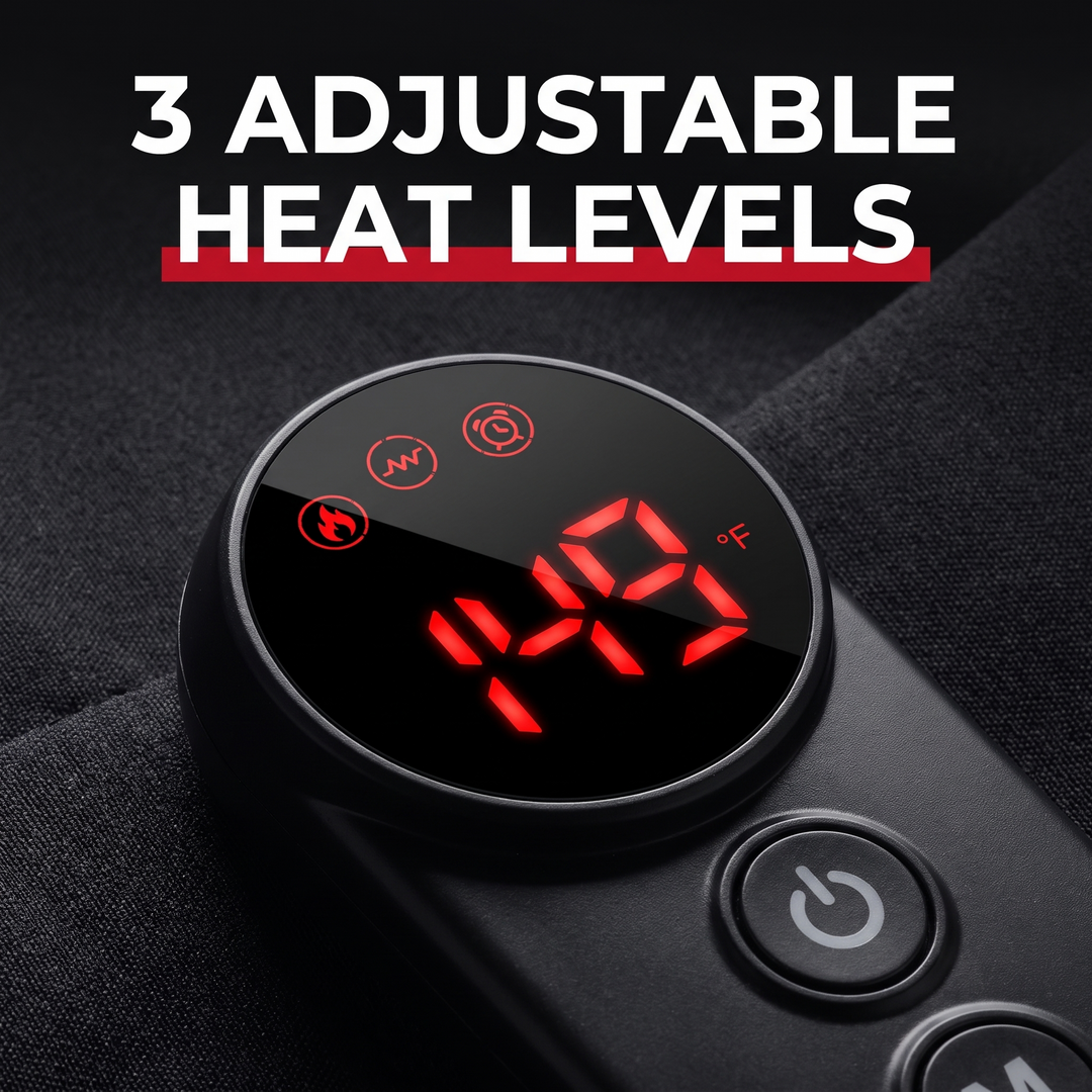 Professional Vibration Shoulder Massage Belt with Heat Therapy Adjustable LED Heating Shawl Wrap for Neck Shoulder Back Muscle Recovery Home Use