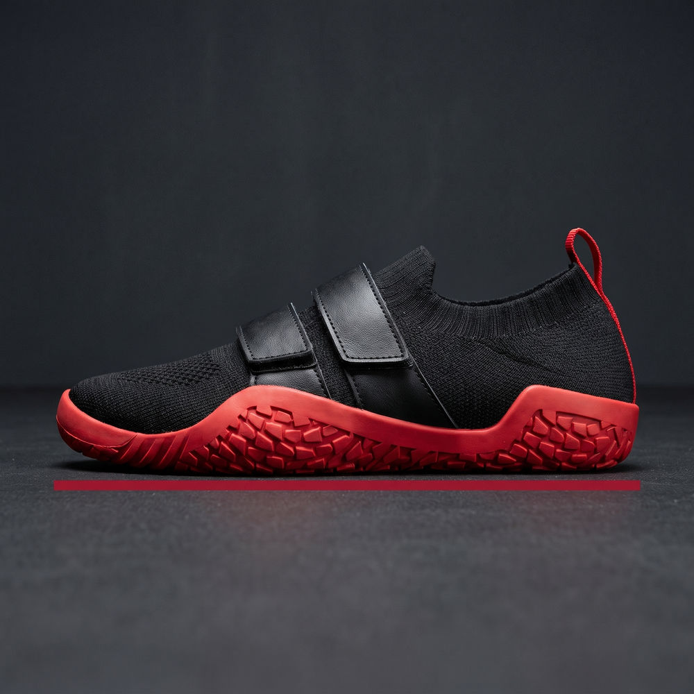 Professional Weightlifting Shoes Squat Training Shoes Hook and Loop Unisex Hard Sole Powerlifting Gym Shoes Sizes 35 to 46