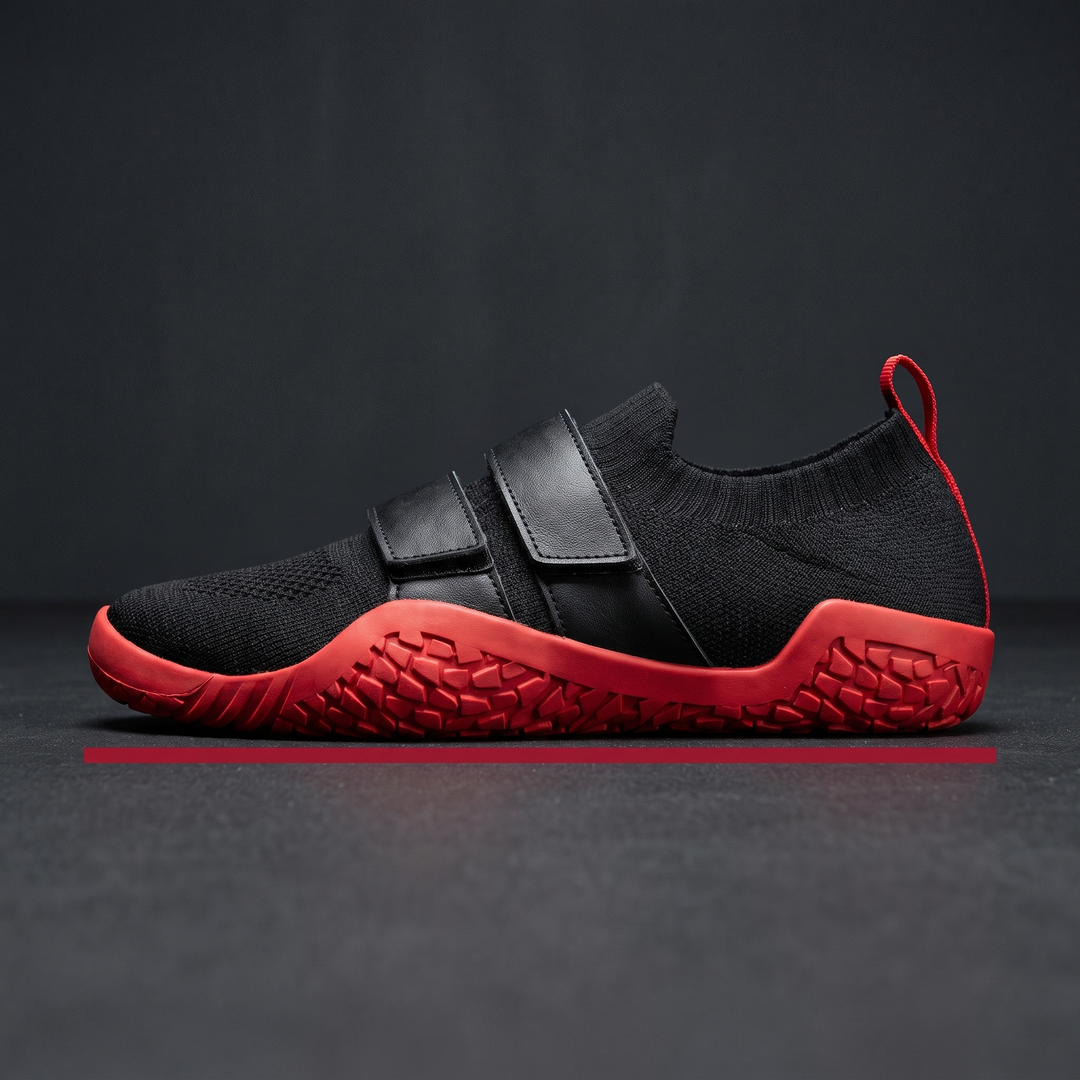Professional Weightlifting Shoes Squat Training Shoes Hook and Loop Unisex Hard Sole Powerlifting Gym Shoes Sizes 35 to 46