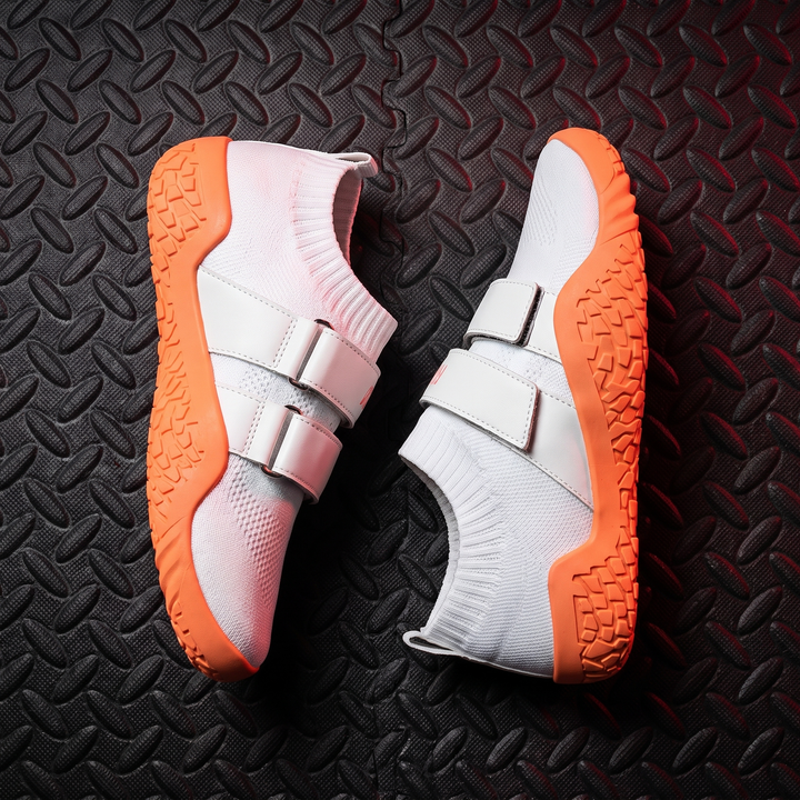 Professional Weightlifting Shoes Squat Training Shoes Hook and Loop Unisex Hard Sole Powerlifting Gym Shoes Sizes 35 to 46