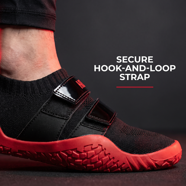 Professional Weightlifting Shoes Squat Training Shoes Hook and Loop Unisex Hard Sole Powerlifting Gym Shoes Sizes 35 to 46