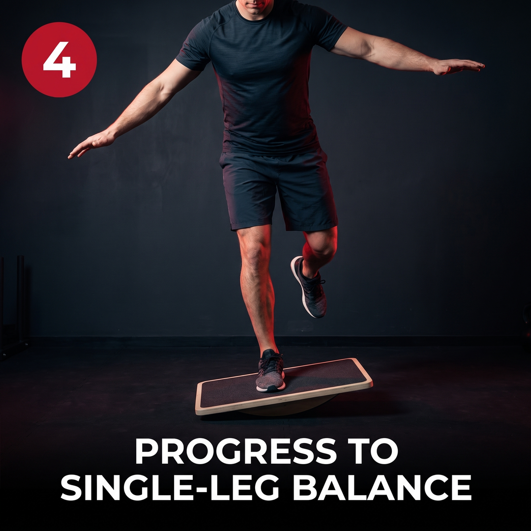 Professional Wooden Balance Board Square Anti-Slip Balance Training Board for Coordination Stability Core Strength Home Office Gym Yoga Rehabilitation Fitness