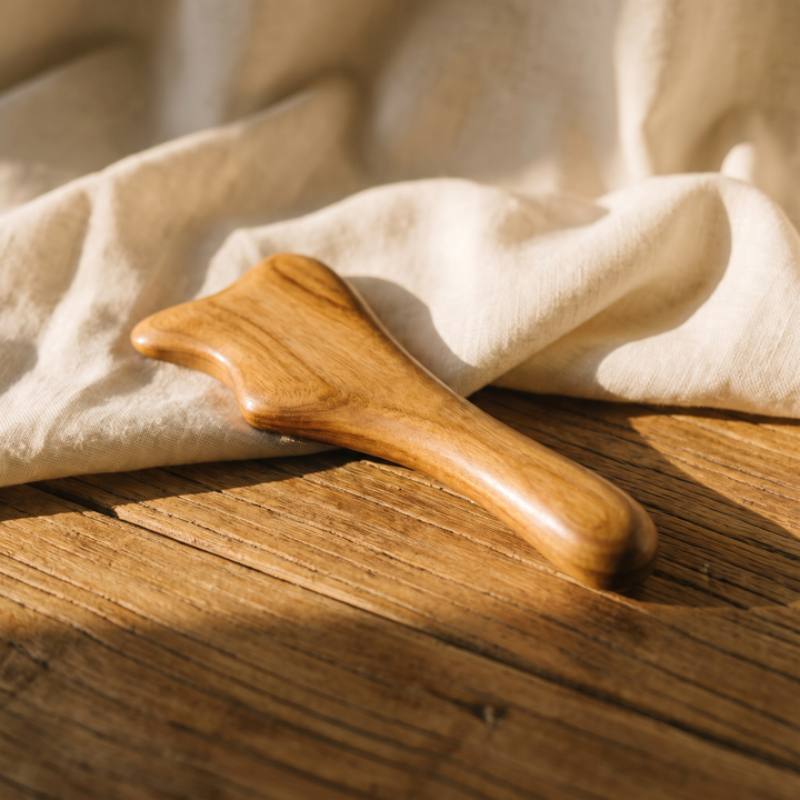 Professional Wooden Gua Sha Massage Tool Natural Wood Body Massager Cellulite Scraper Muscle Scraping Back Massage Recovery Therapy Tool for Home Use