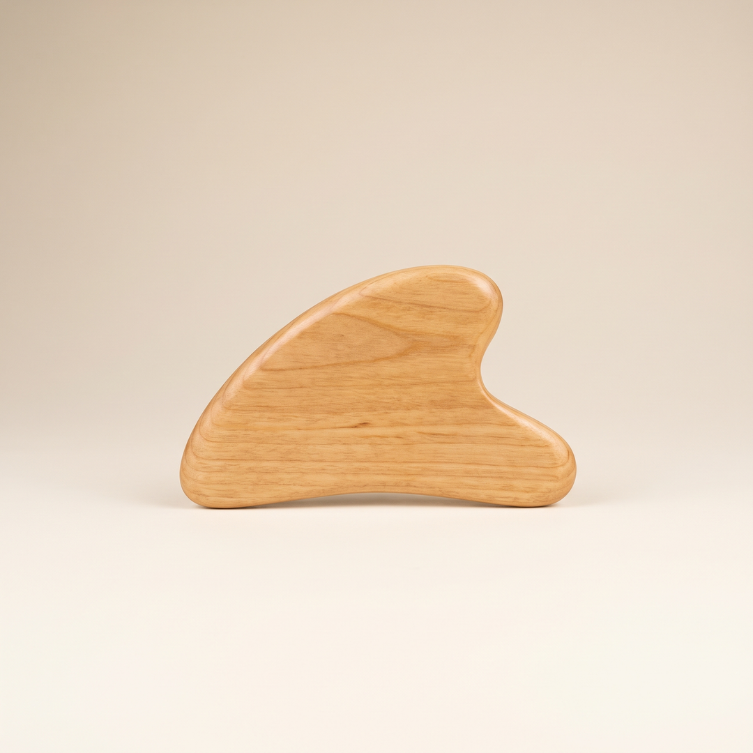 Professional Wooden Gua Sha Massage Tool Natural Wood Body Massager Cellulite Scraper Muscle Scraping Back Massage Recovery Therapy Tool for Home Use