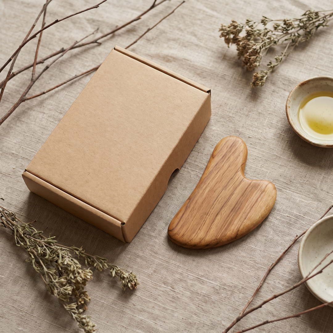 Professional Wooden Gua Sha Massage Tool Natural Wood Body Massager Cellulite Scraper Muscle Scraping Back Massage Recovery Therapy Tool for Home Use