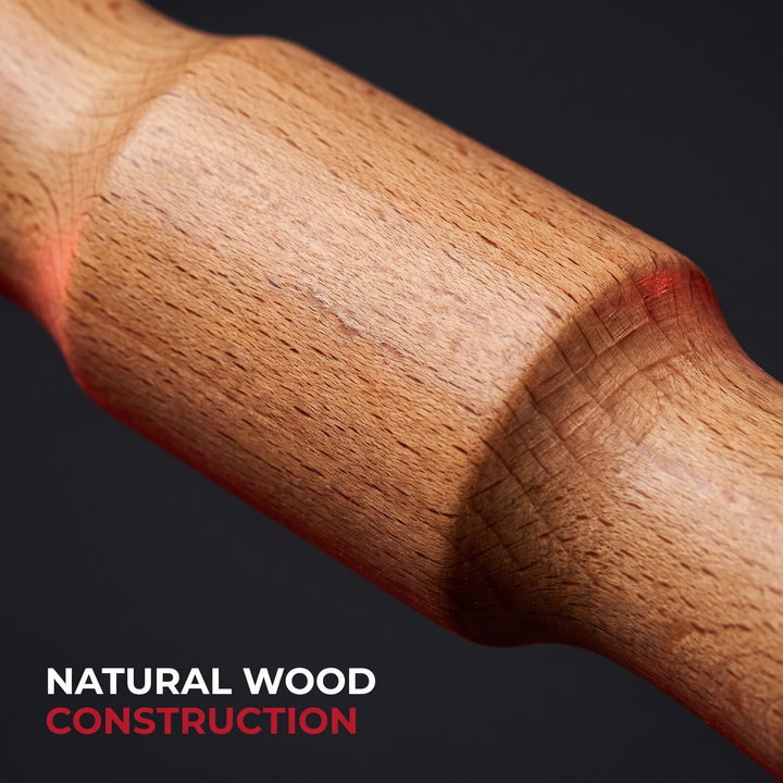 Professional Wooden Massage Roller Set Multifunctional Body Roller for Muscle Relief Cellulite Reduction Natural Wood Massager Men Women Home Recovery