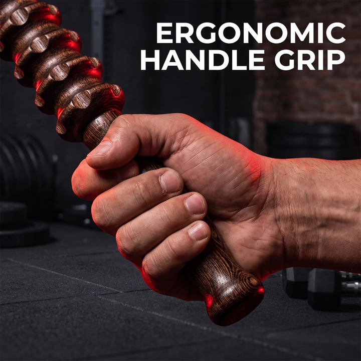 Professional Wooden Muscle Roller Stick with Trigger Point Massage for Back Leg Muscle Soreness Relief Recovery Tool Home Gym