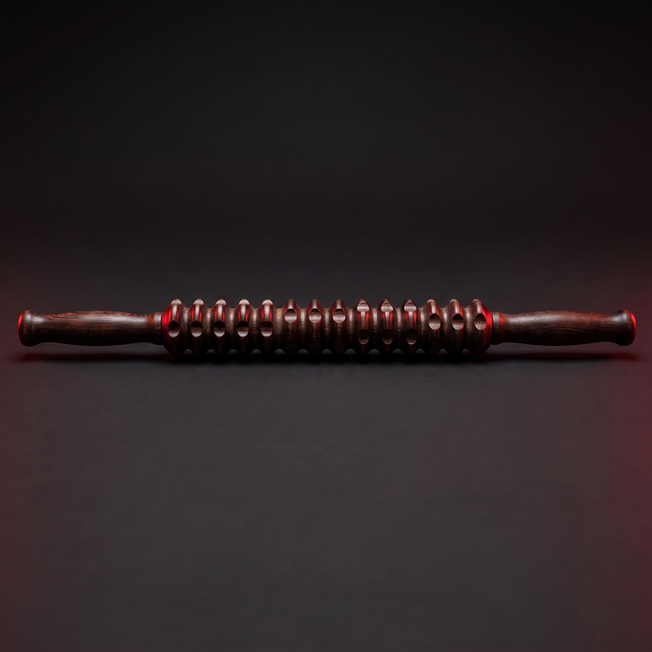 Professional Wooden Muscle Roller Stick with Trigger Point Massage for Back Leg Muscle Soreness Relief Recovery Tool Home Gym