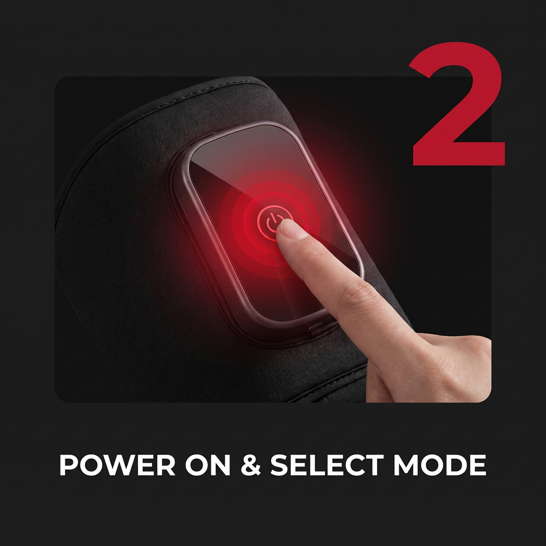 Rechargeable Leg Massager with Heat and Air Compression Adjustable Wrap for Circulation Support Muscle Recovery and Pain Relief Home Use