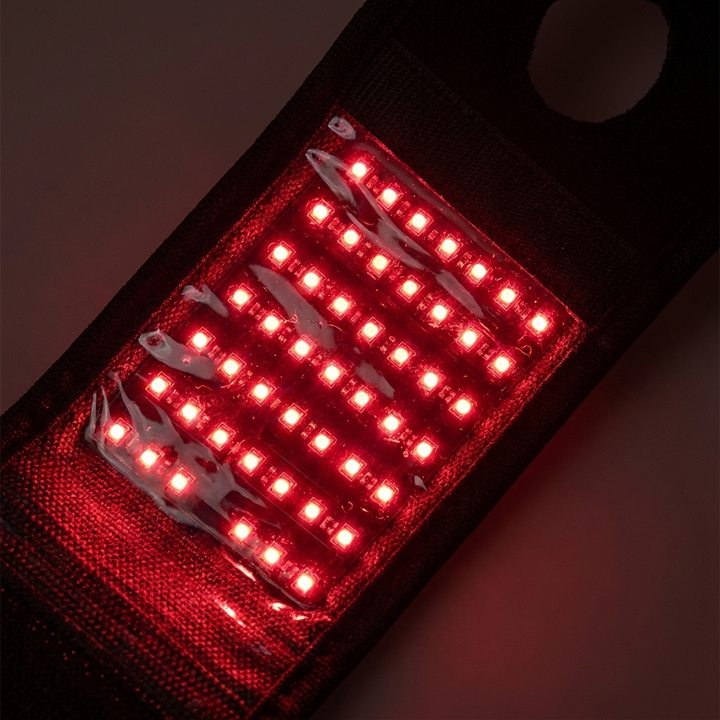 Rechargeable Red Light Therapy Wrist Wrap 48 LED Red and Infrared Light Hand Wrist Finger Joint Support Recovery Device Physiotherapy