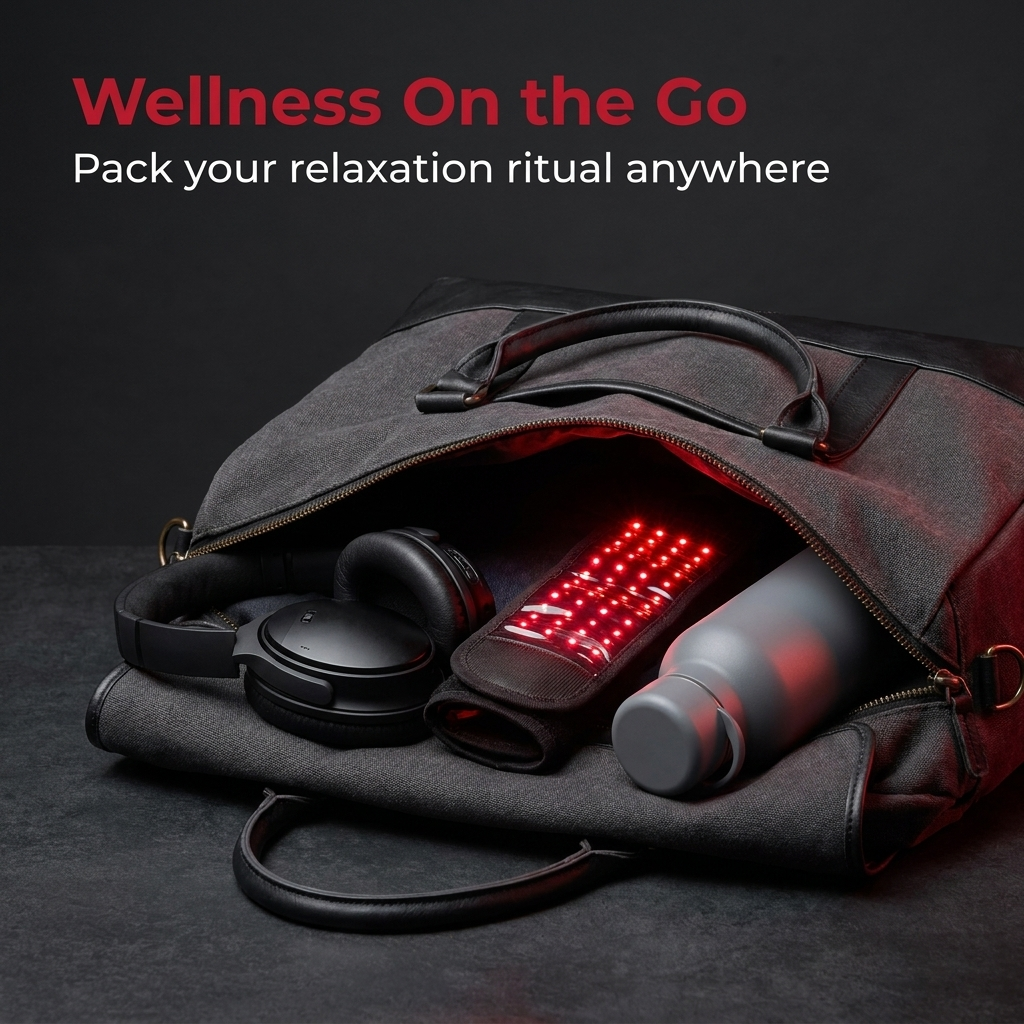Rechargeable Red Light Therapy Wrist Wrap 48 LED Red and Infrared Light Hand Wrist Finger Joint Support Recovery Device Physiotherapy