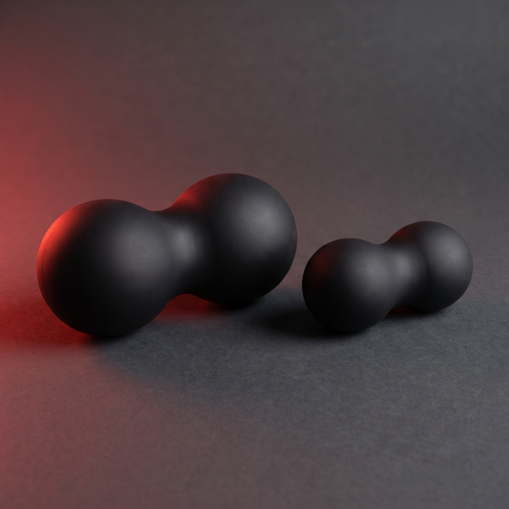 Rechargeable Vibrating Massage Ball Peanut Massager 5 Speed Foam Roller for Muscle Recovery Mobility Fitness Yoga Relaxation Portable