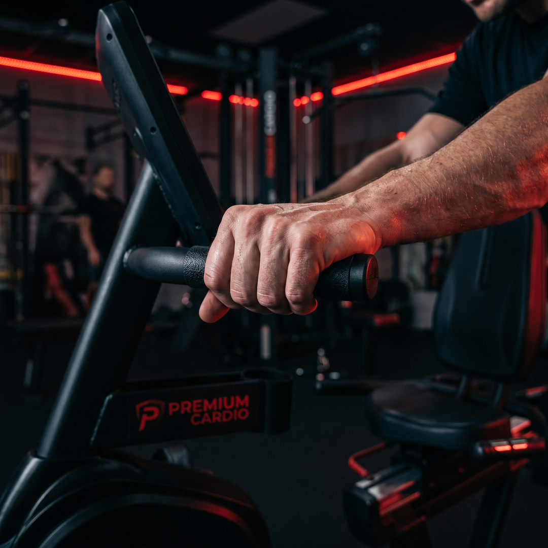 Recumbent Exercise Bike Magnetic Resistance Stationary Bike Bluetooth App LCD Display Heart Rate Monitor Home Gym Cardio Fitness Bike Low Impact
