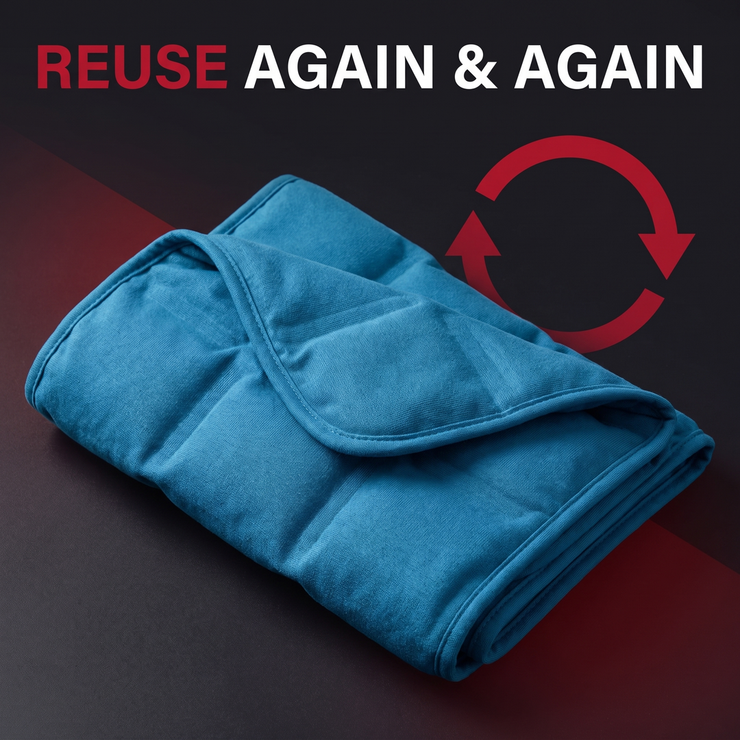 Reusable Hot Cold Compress Ice Pack Wrap Multi-Functional Self-Absorbent Shoulder Pad Therapy Pack for Recovery Rehabilitation Home Use