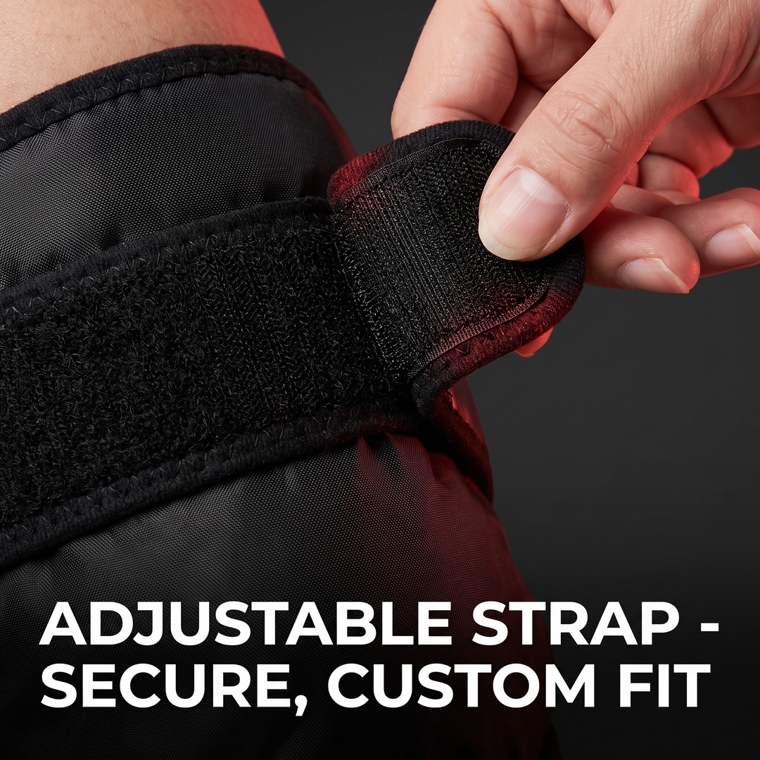 Reusable Knee Ice Pack Wrap Gel Cold Pack for Knee Injury Recovery Post Surgery Compression Cold Therapy Wrap Fits Around Entire Knee