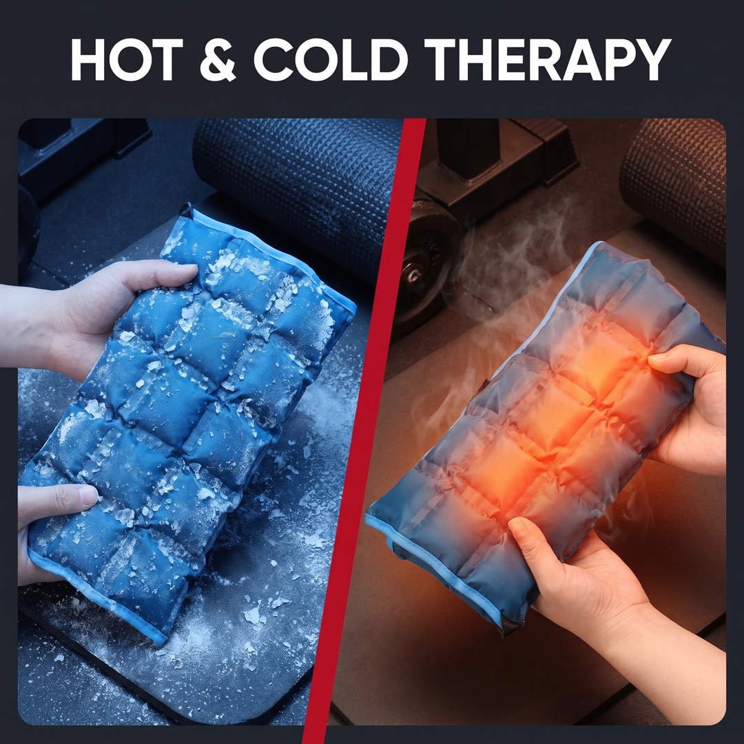 Reusable Large Ice Pack Hot Cold Gel Pack for Knee Leg Back Neck Shoulder Muscle Recovery Cooling Wrap Massage Pad Pain Relief Support
