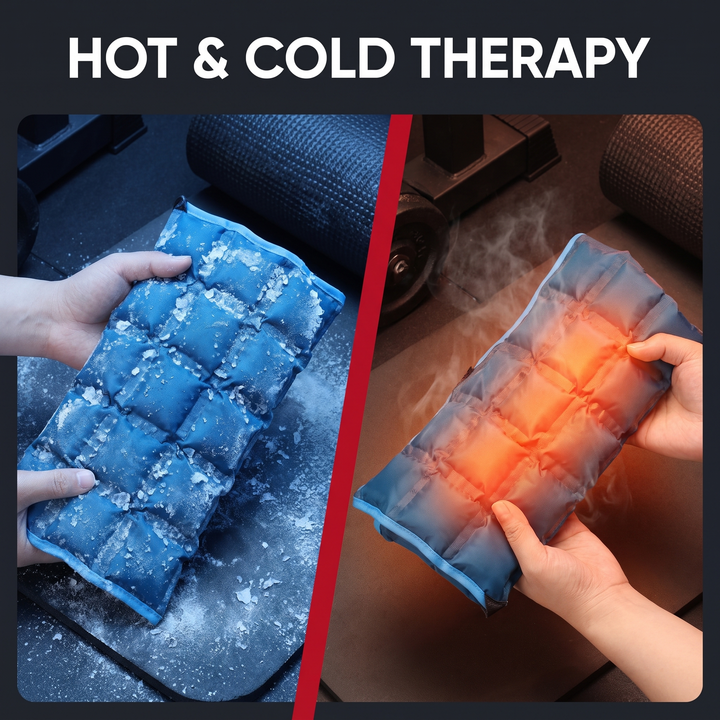 Reusable Large Ice Pack Hot Cold Gel Pack for Knee Leg Back Neck Shoulder Muscle Recovery Cooling Wrap Massage Pad Pain Relief Support
