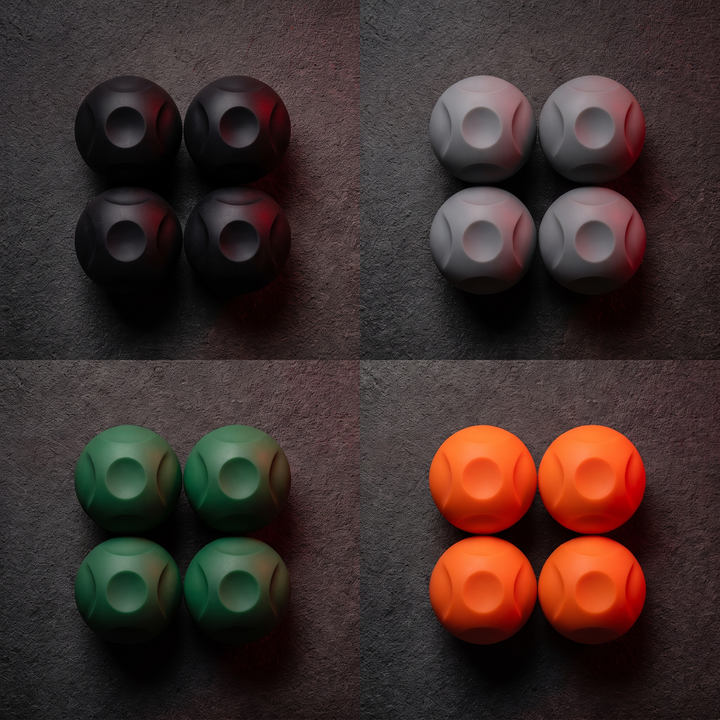 Silicone Jaw Exerciser Ball Face Jawline Trainer Masseter Exercise Tool for Men and Women Chin Cheek Facial Muscle Toning Set of 2