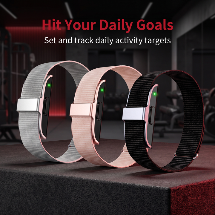 Smart Fitness Tracker Bracelet Heart Rate Blood Pressure Monitor Pedometer Activity Watch for Men Women Daily Step Counter Sport Wristband