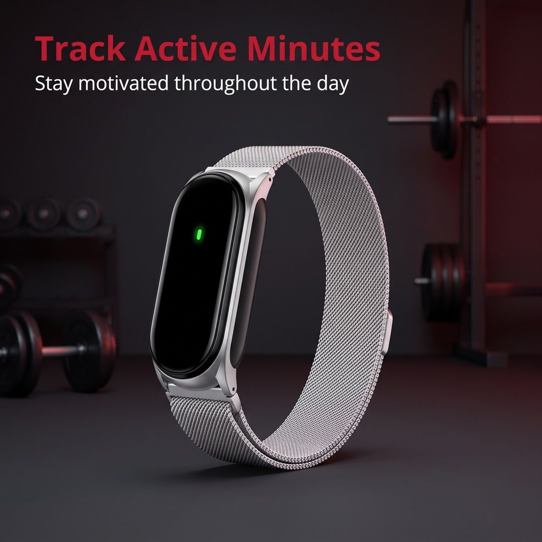 Smart Fitness Tracker Bracelet Heart Rate Blood Pressure Monitor Pedometer Activity Watch for Men Women Daily Step Counter Sport Wristband