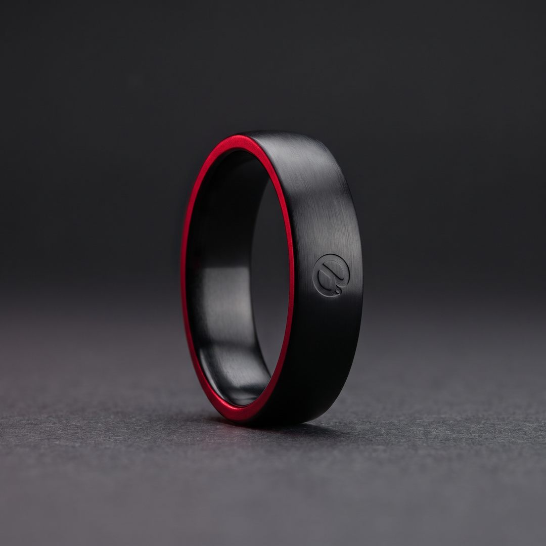 Smart Health Tracking Ring Heart Rate Blood Oxygen Skin Temperature Monitor 5ATM Waterproof Fitness Ring for Men Women Android iOS with Charging Case