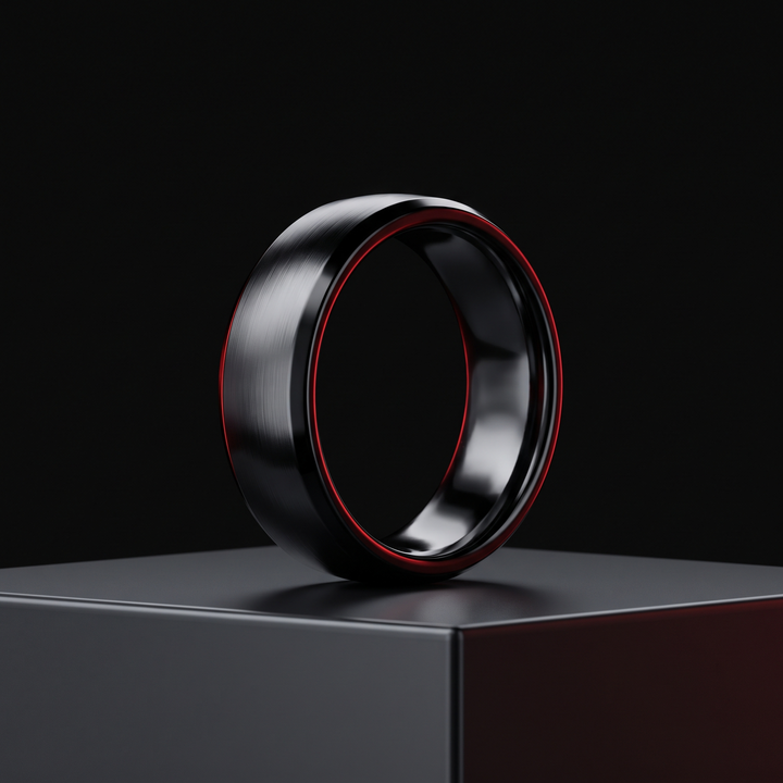 Smart Ring Health Monitor Fitness Tracker Ceramic Ring with Charging Case Heart Rate Sleep Tracker 5ATM Waterproof for Men Women Daily Wellness
