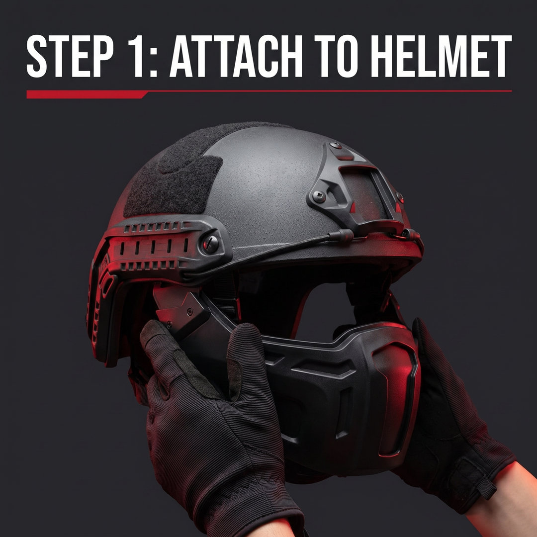 Tactical Half Face Mask with Flip Goggles Paintball Helmet Accessory for Hunting CS Shooting Airsoft Outdoor Sport Protective Gear