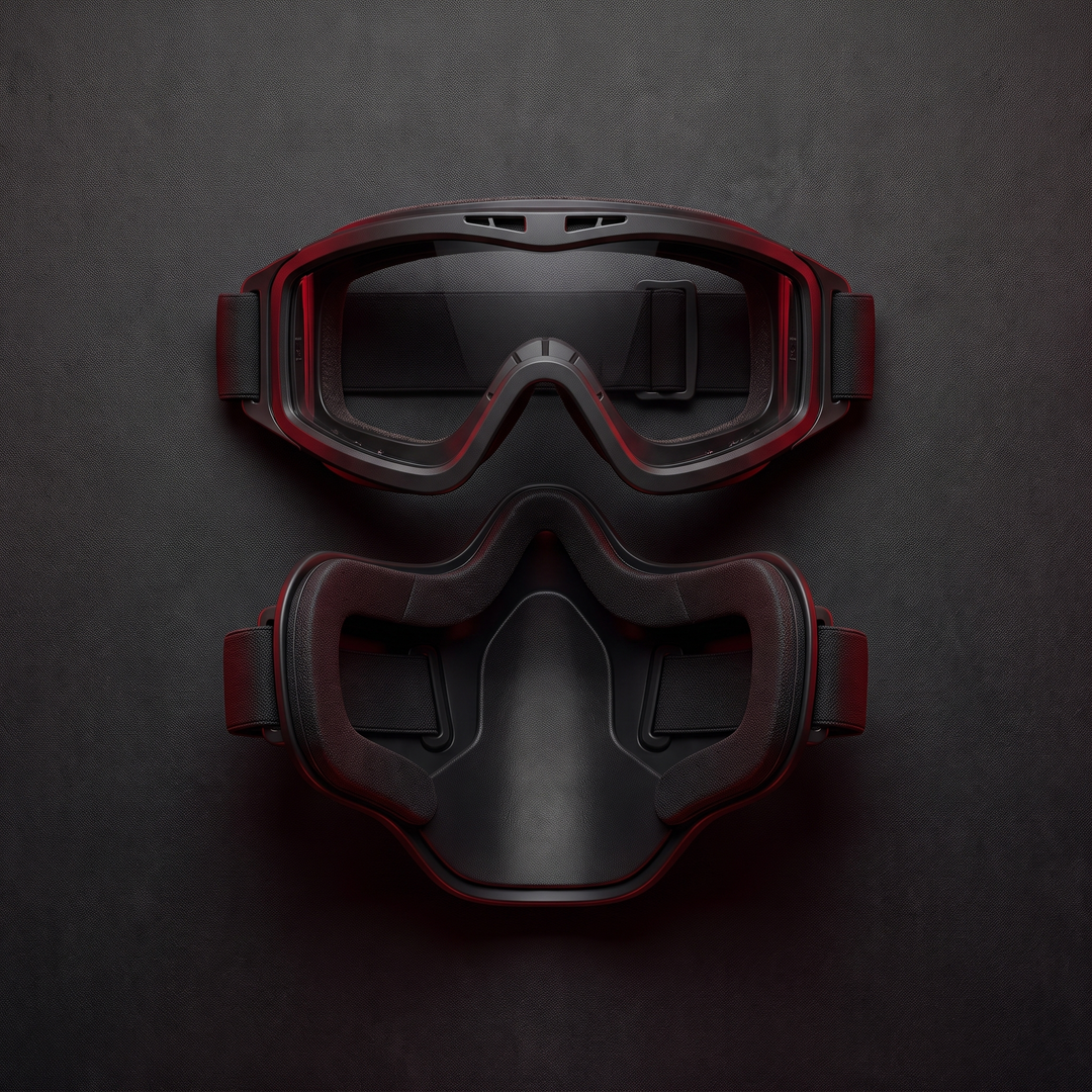 Tactical Half Face Mask with Flip Goggles Paintball Helmet Accessory for Hunting CS Shooting Airsoft Outdoor Sport Protective Gear