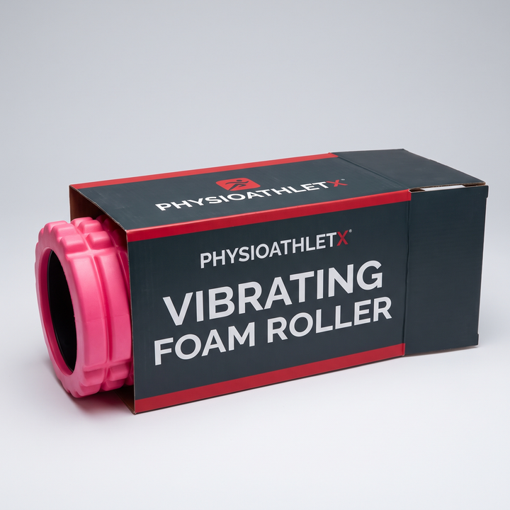 Vibrating Foam Roller Portable Electric Adjustable Massage Roller ABS EVA Muscle Recovery Roller for Home Gym Fitness Rehabilitation