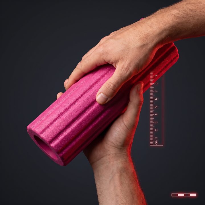 Vibrating Foam Roller Portable Electric Adjustable Massage Roller ABS EVA Muscle Recovery Roller for Home Gym Fitness Rehabilitation