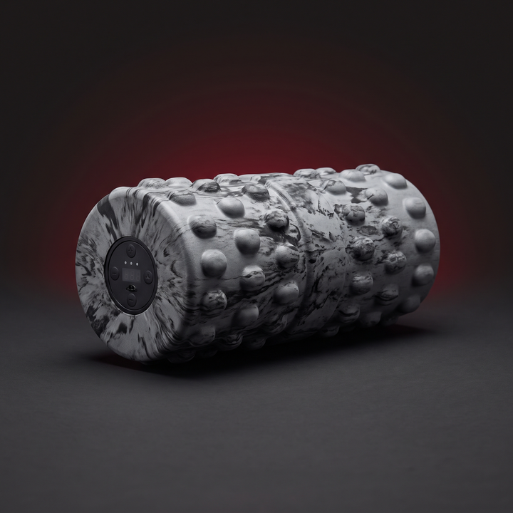 Vibrating Foam Roller Portable Electric Adjustable Massage Roller ABS EVA Muscle Recovery Roller for Home Gym Fitness Rehabilitation